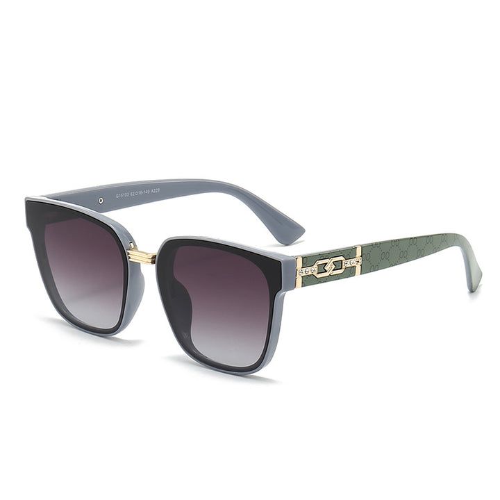 Women's Designer Sunglasses with Luxurious Frame and Trendy Jewelry Detail Bowlift