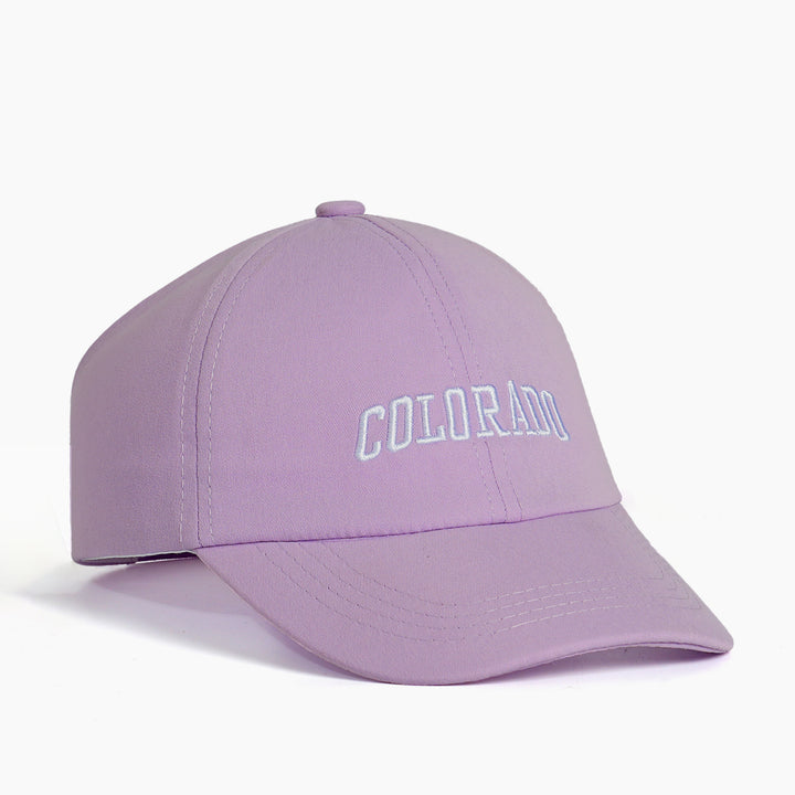 Ladies sporty cotton cap with front embroidery Bowlift