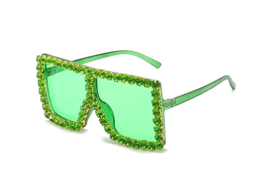 Women's fashionable sunglasses with rhinestone embellishment Bowlift