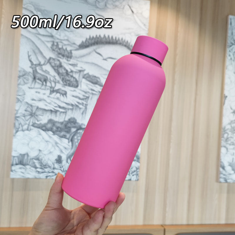 Ladies High Quality Stainless Steel Drinking Bottle with Non-Slip Grip Bowlift