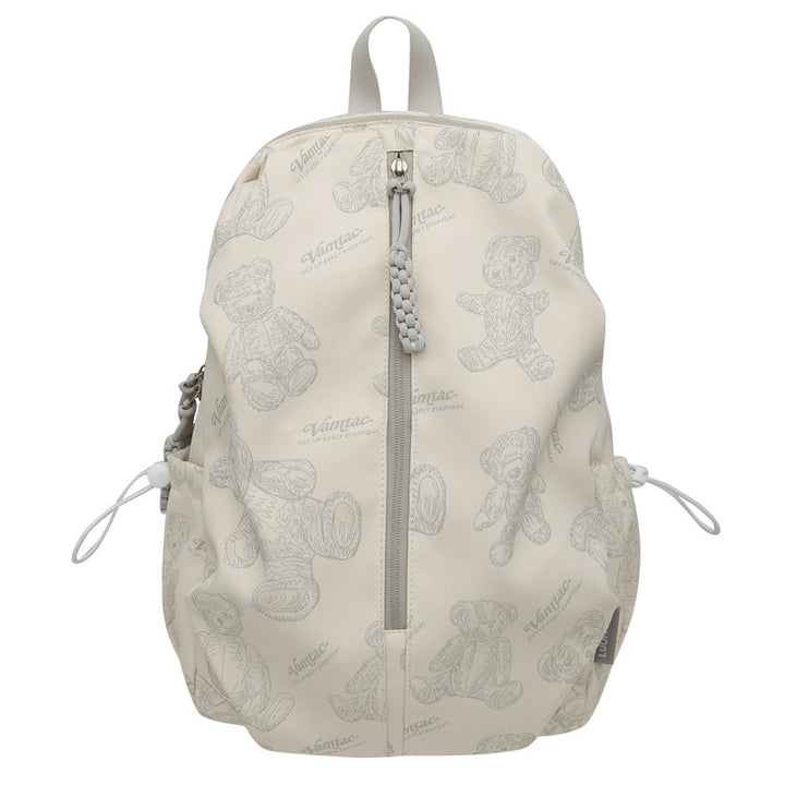 Bear-Themed Lightweight Backpack Bowlift
