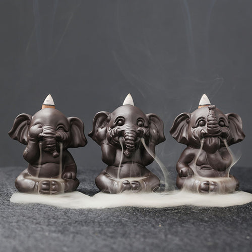 Decorative Elephant Incense Holder