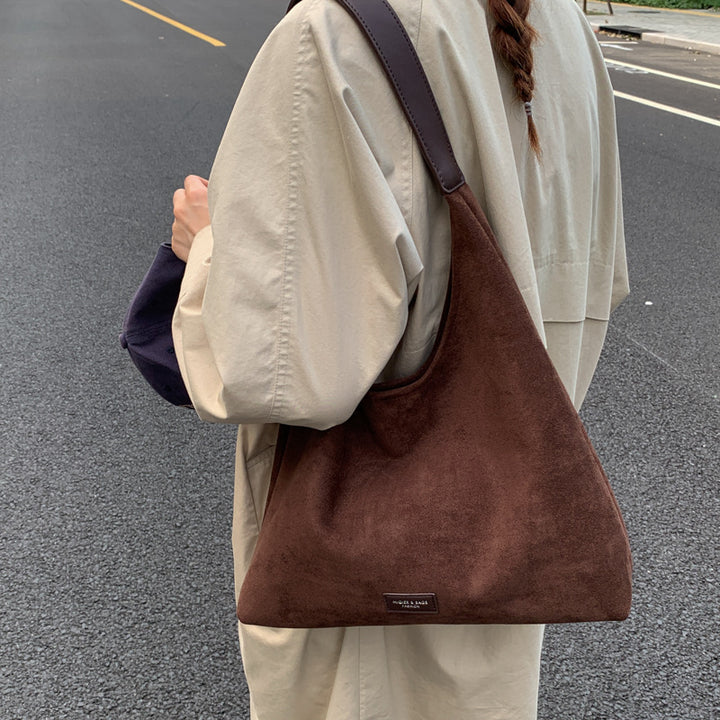 Soft Suede Hobo Bag Bowlift