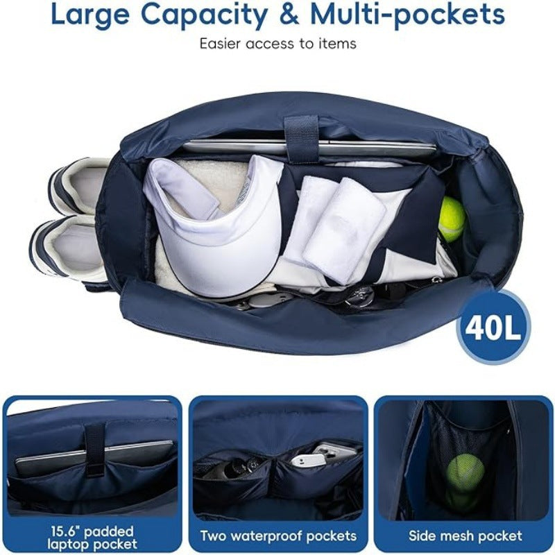 Stylish Quilted Sports Tote Bowlift