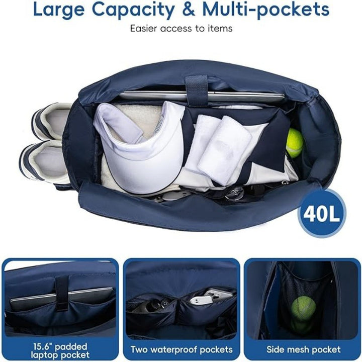 Stylish Quilted Sports Tote Bowlift