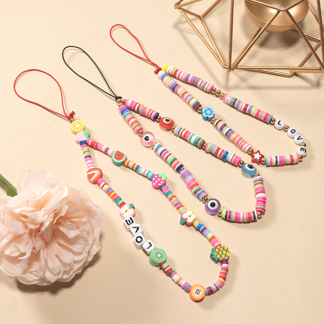 Beaded Smile Face Eyewear Chain Bowlift