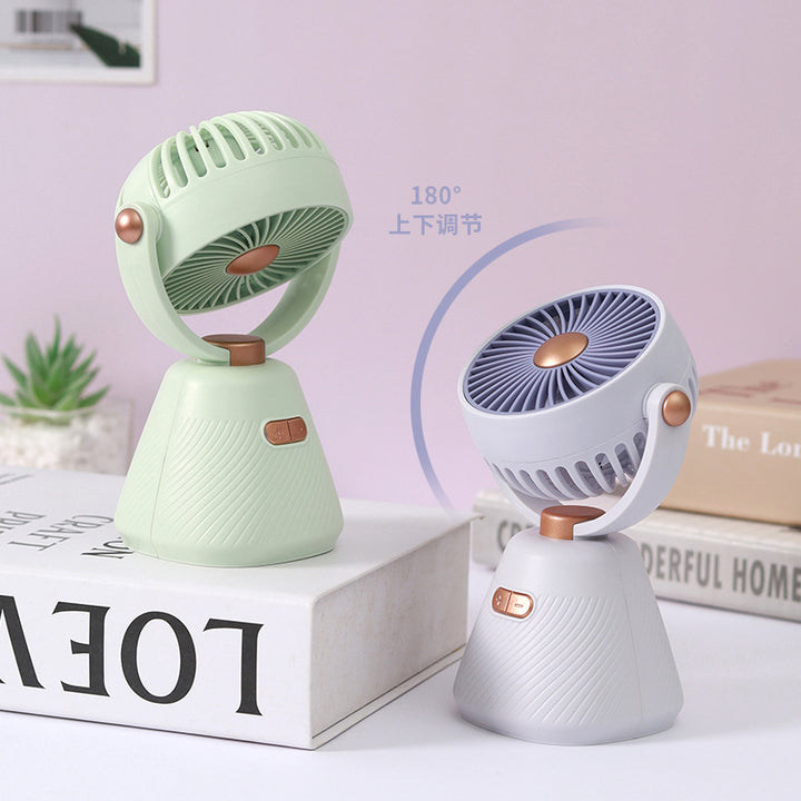 Unisex Portable Table Fan with Ergonomic Design Bowlift