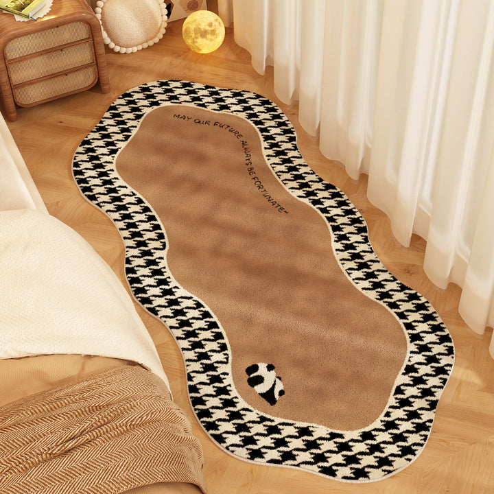 Modern Wavy Shape Area Rug