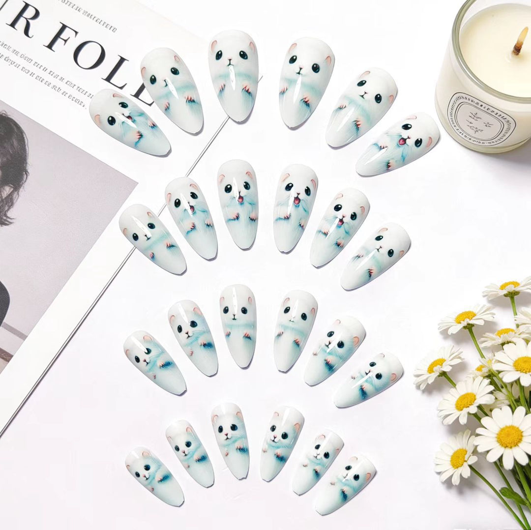 Cute Animal-Themed Nail Art Bowlift