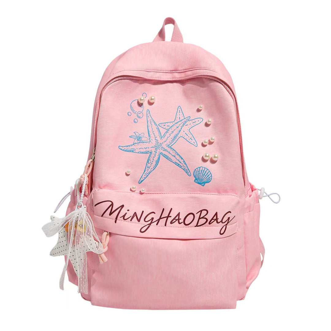 Nautical-Themed Embellished Backpack Bowlift