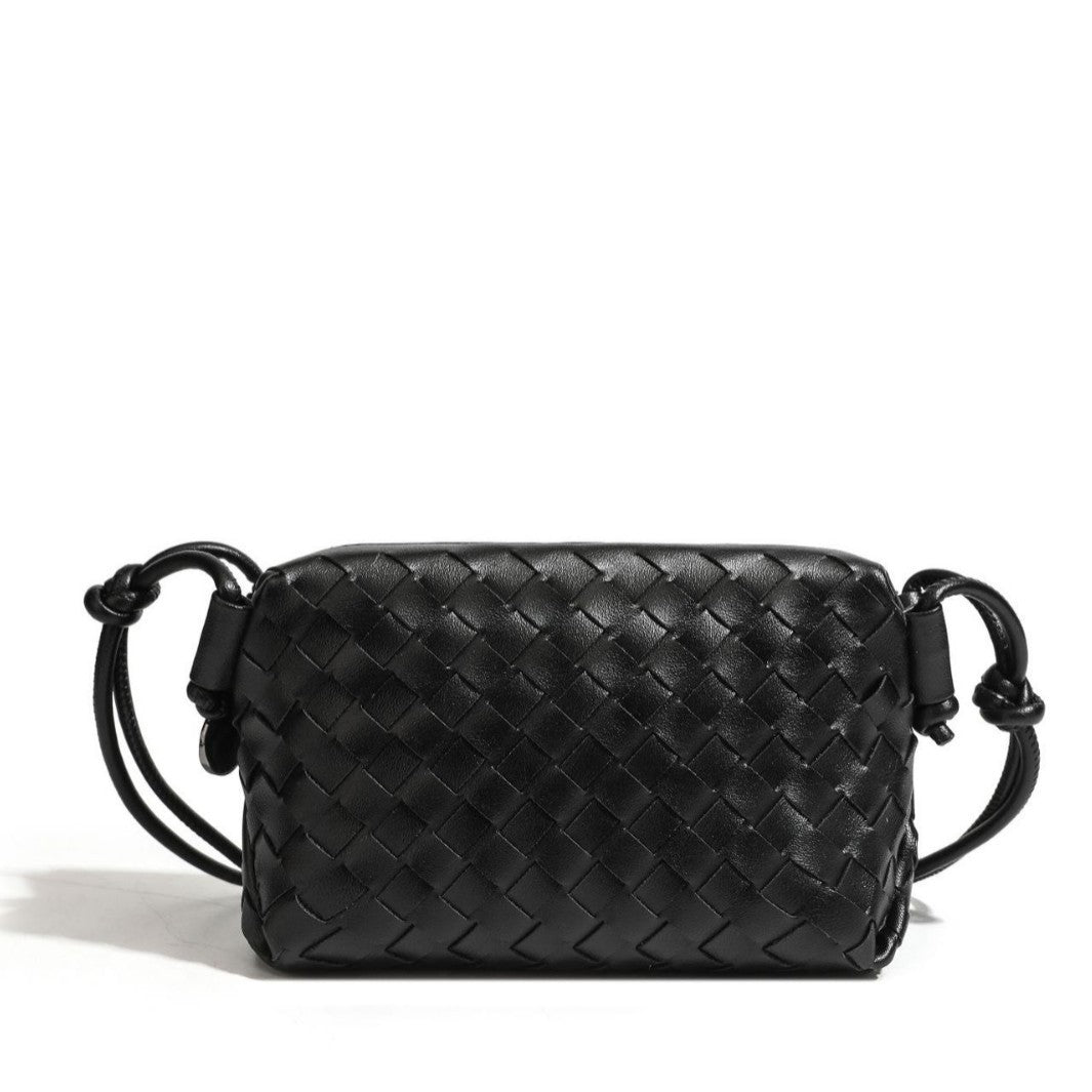 Stylish Woven Crossbody Purse Bowlift
