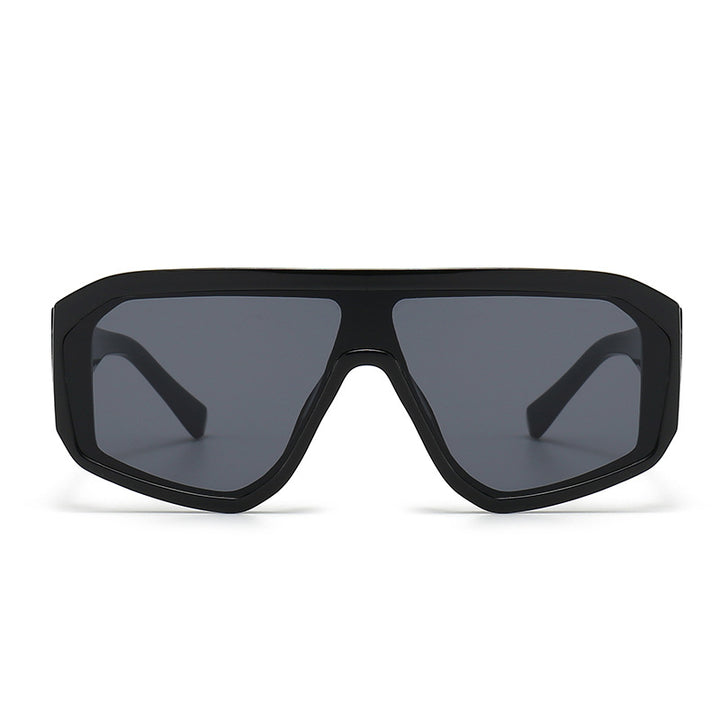 Men's Futuristic Oversized Shield Sunglasses Bowlift