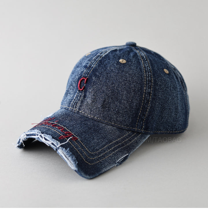 Men's Casual Distressed Baseball Cap Bowlift