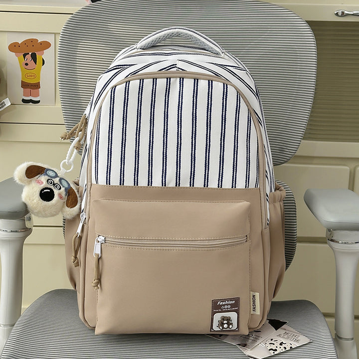 Stylish Modern Striped Backpack