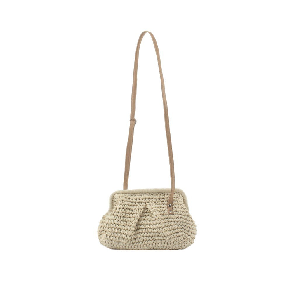 Stylish Woven Shoulder Bag Bowlift