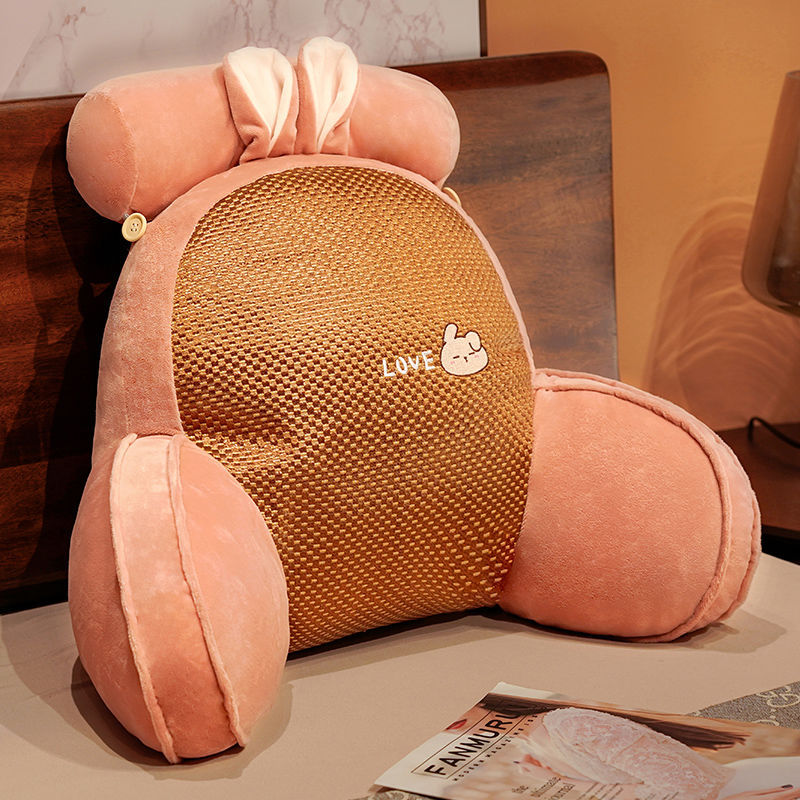 Cozy back support pillow with bear motifs Bowlift