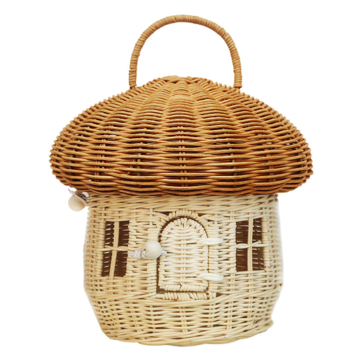 Playful storage basket in mushroom design Bowlift