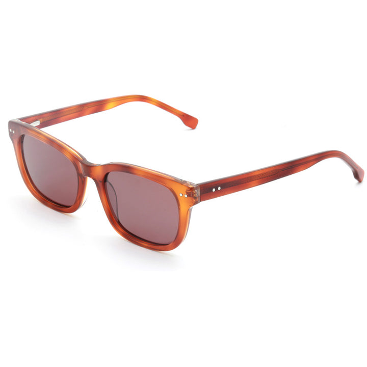 Women's trendy square sunglasses with transparent frame Bowlift