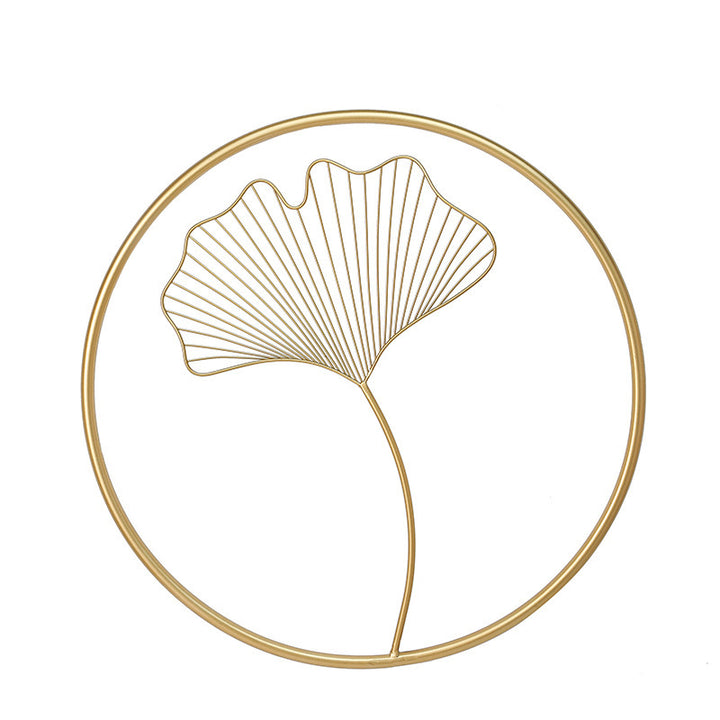 Decorative Metal Ginkgo Leaf Wall Art Bowlift