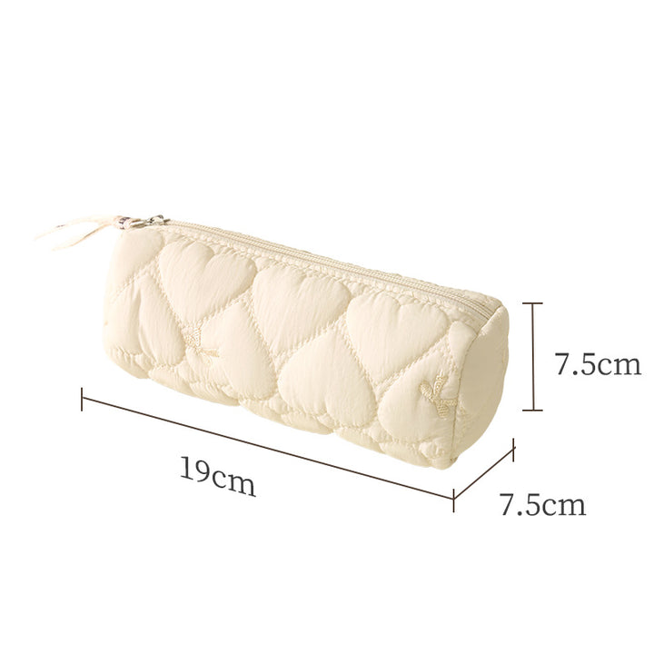 Quilted Textured Pen Case Bowlift