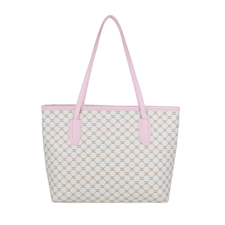 Elegant Geometric Pattern Tote Bag Bowlift