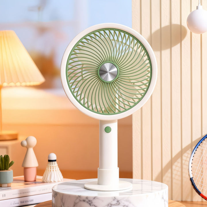 Women Portable Table Fan with Adjustable Tilt and USB Charging Function Bowlift
