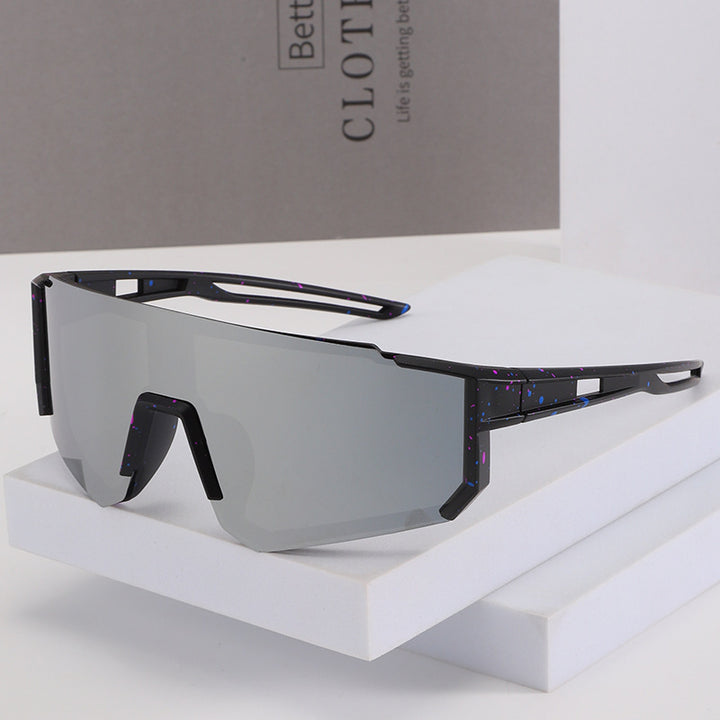 Men's Futuristic Oversized Shield Sunglasses Bowlift