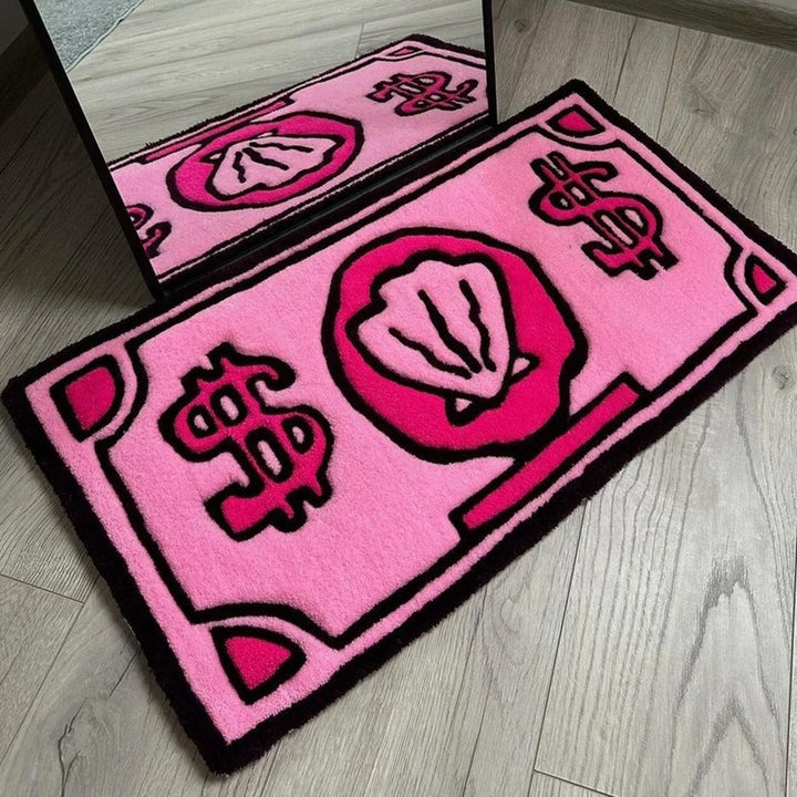 Fun Money-Themed Area Rug