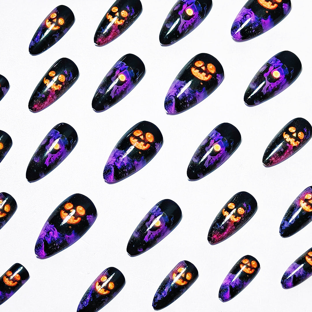 Creative Halloween Design Nail Art Bowlift