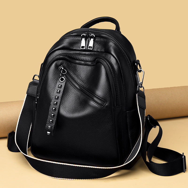 Stylish and Versatile Leather Backpack Bowlift