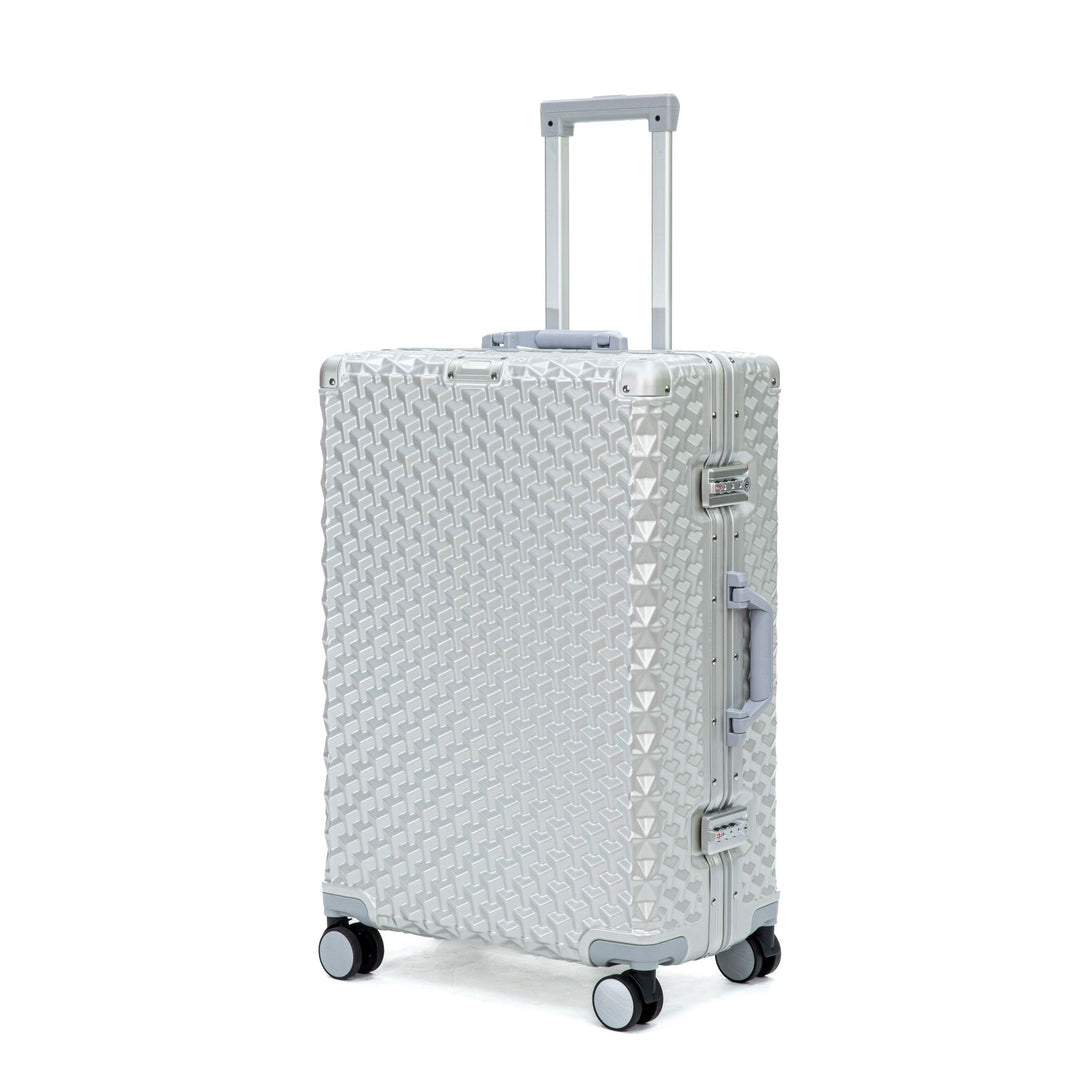 Women's Premium Textured Hard Shell Spinner Luggage Bowlift