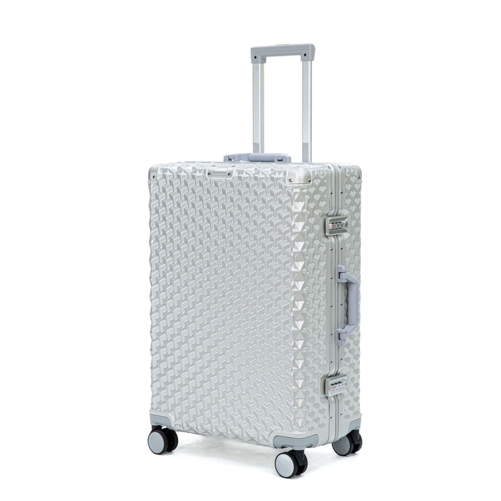 Women's Premium Textured Hard Shell Spinner Luggage Bowlift