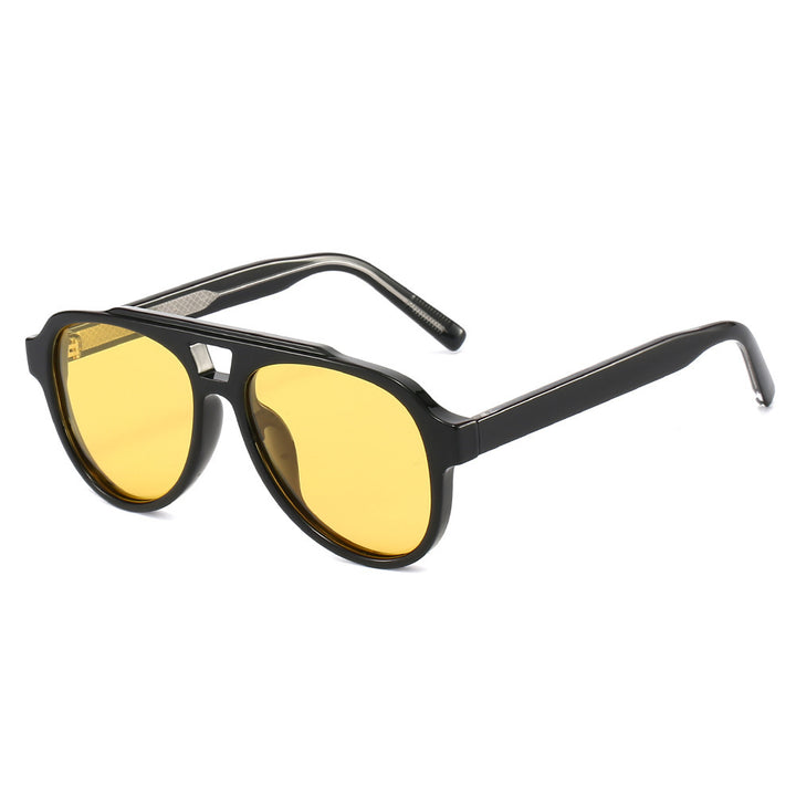 Women's Vintage Sunglasses with High-Quality UV Protection and Fashionable Tortoiseshell Pattern Bowlift