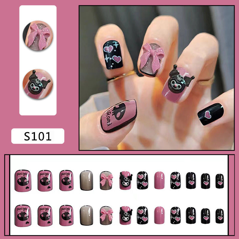Nail art set with playful designs and 3D accents Bowlift