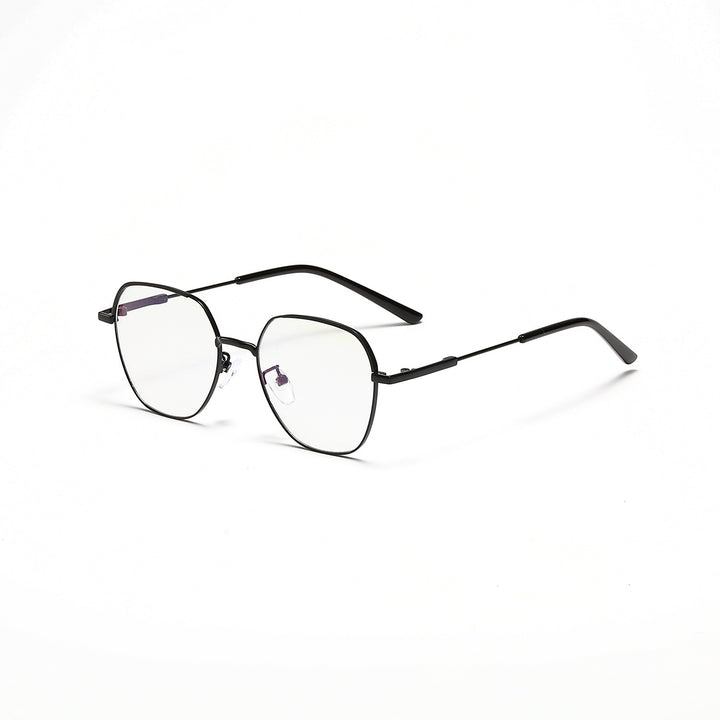 Women’s fashionable sunglasses with slim metal frame and blue lenses Bowlift