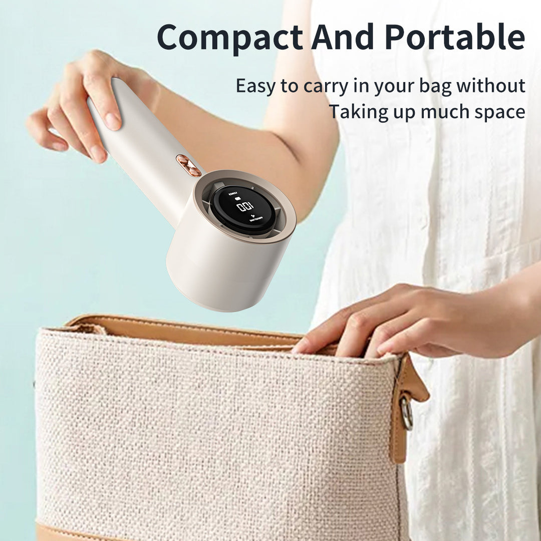 Unisex nan high performance compact rechargeable handheld fan with digital speed display Bowlift