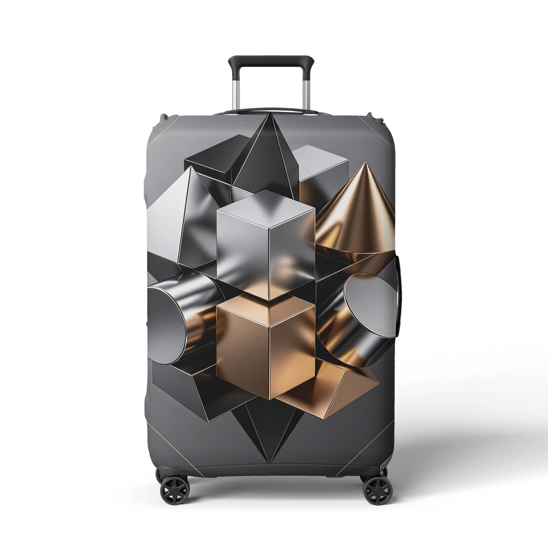 Ladies Luggage Protection with Modern Geometric Design Bowlift