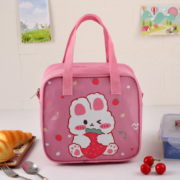 Children's Insulated Bear-Themed Lunch Bag Bowlift