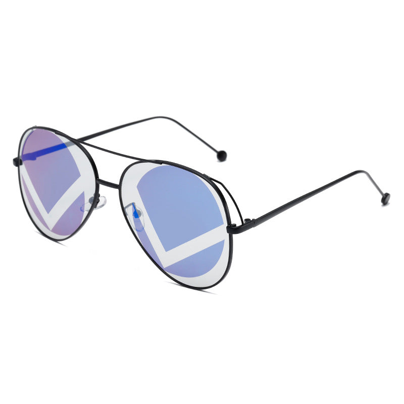 Ladies fashionable geometric sunglasses Bowlift