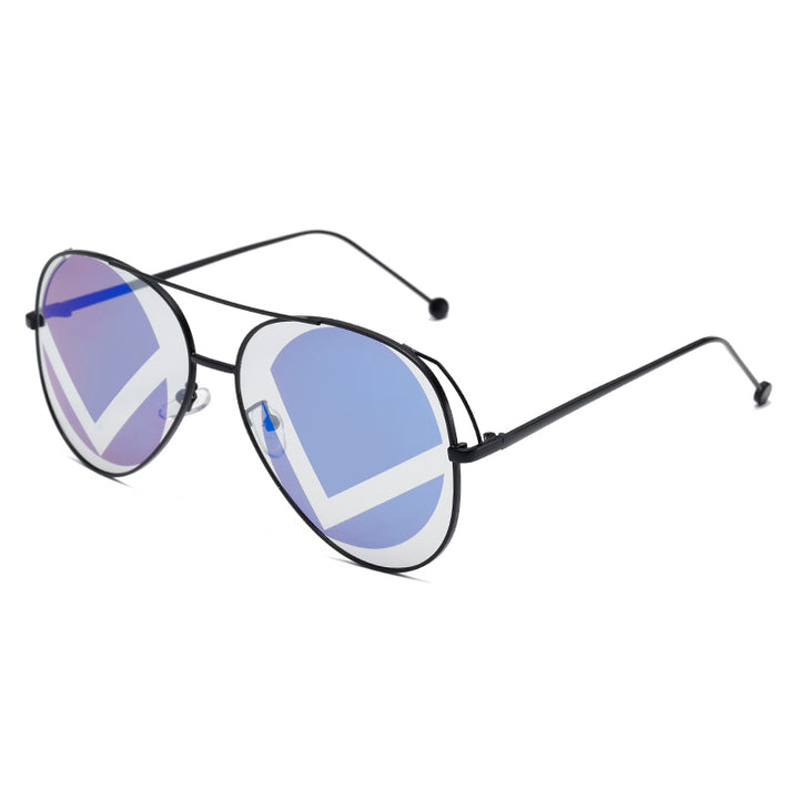 Ladies fashionable geometric sunglasses Bowlift