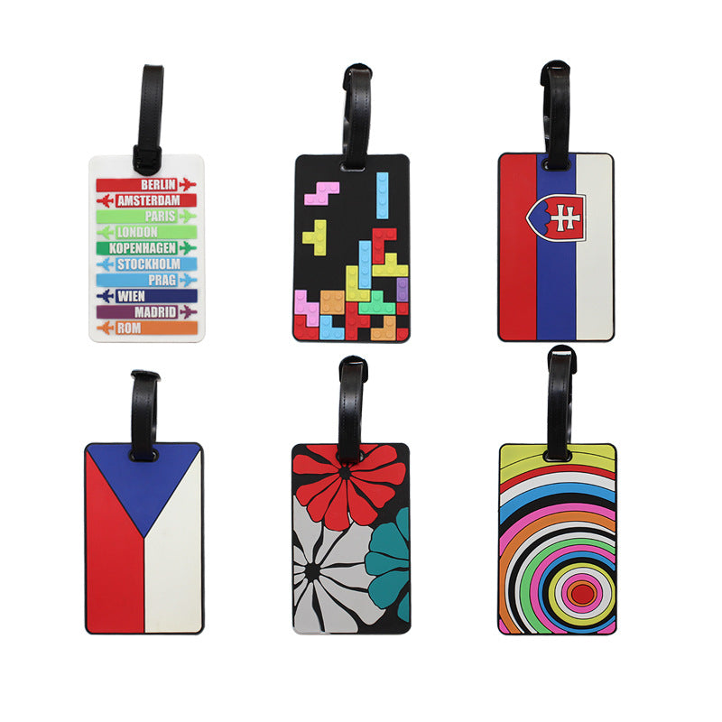 Unisex Travel-Themed Luggage Tag Bowlift