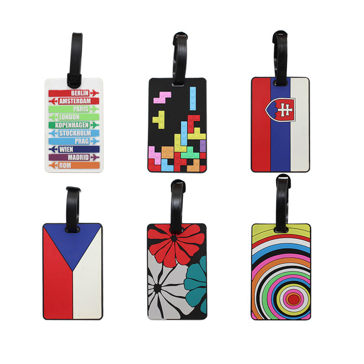 Unisex Travel-Themed Luggage Tag Bowlift