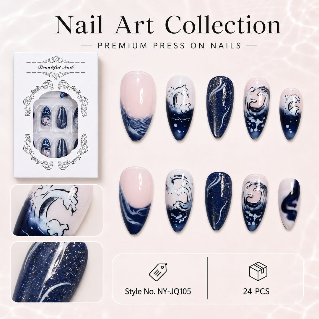 Premium Nail Set with Maritime Design Bowlift