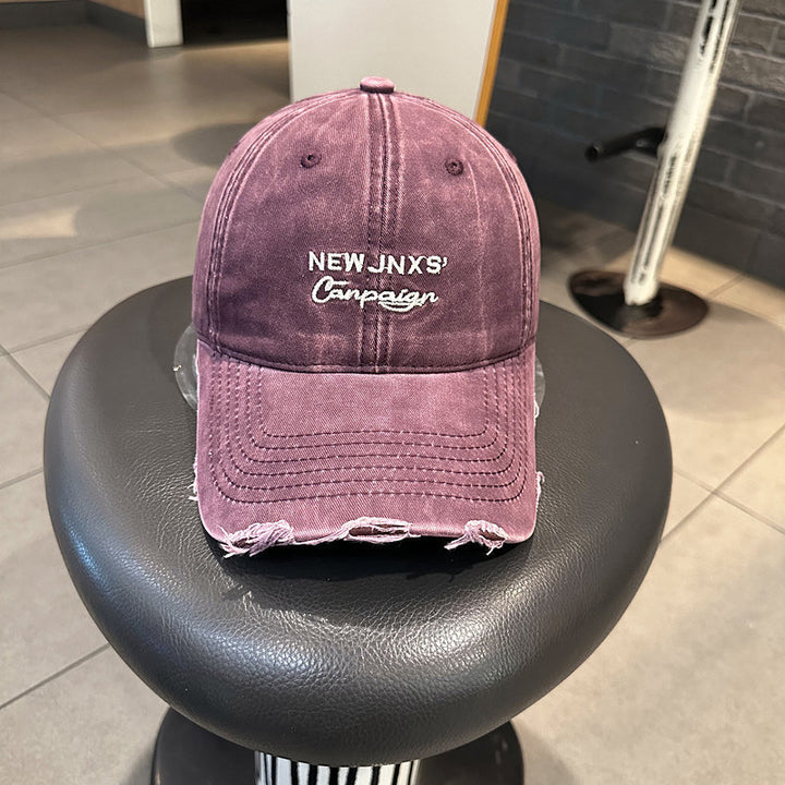 Unisex Distressed Vintage Baseball Cap Bowlift
