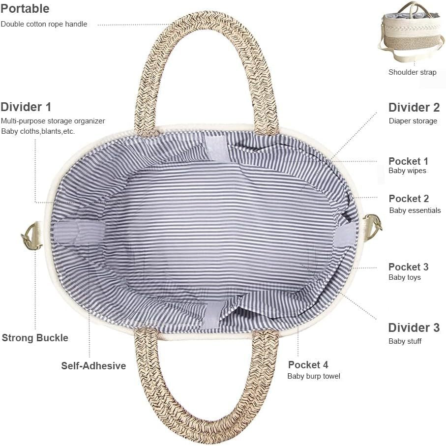 Women's versatile diaper bag with practical carrying system Bowlift