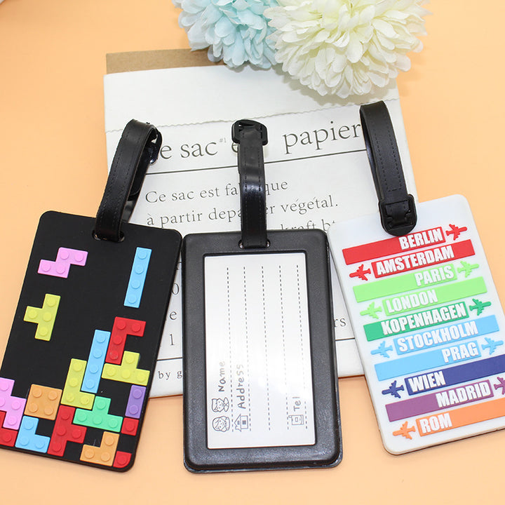 Unisex Travel-Themed Luggage Tag Bowlift