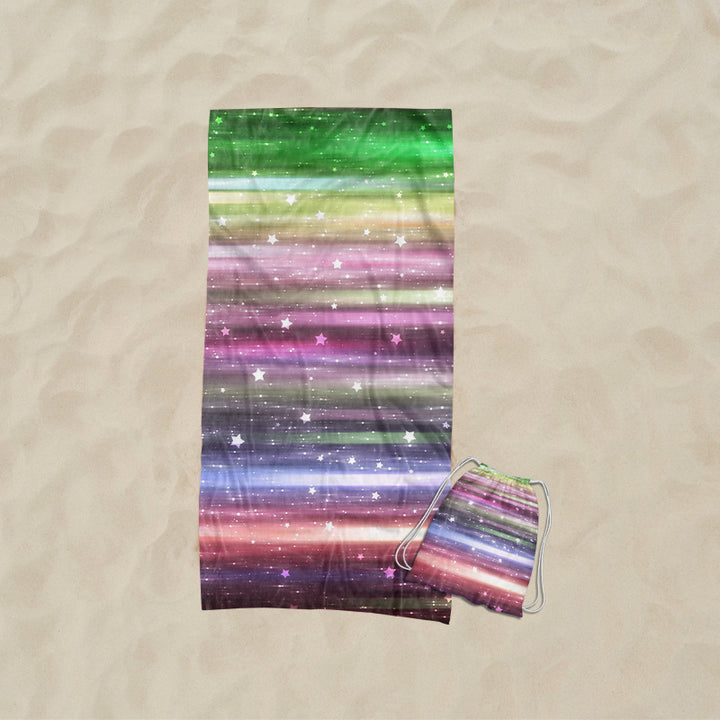 Beach towel with elaborate wave design Bowlift