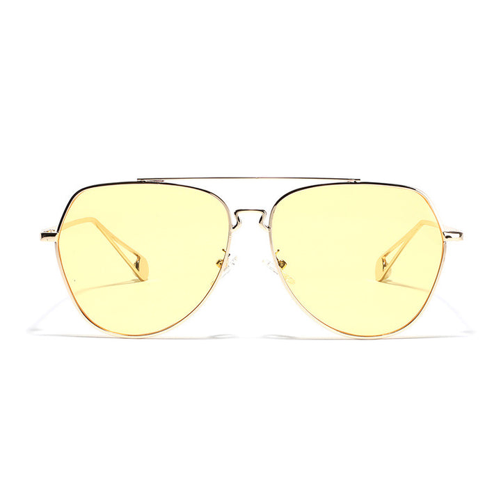 Women's aviator sunglasses with polarized lenses and elegant metal frame Bowlift