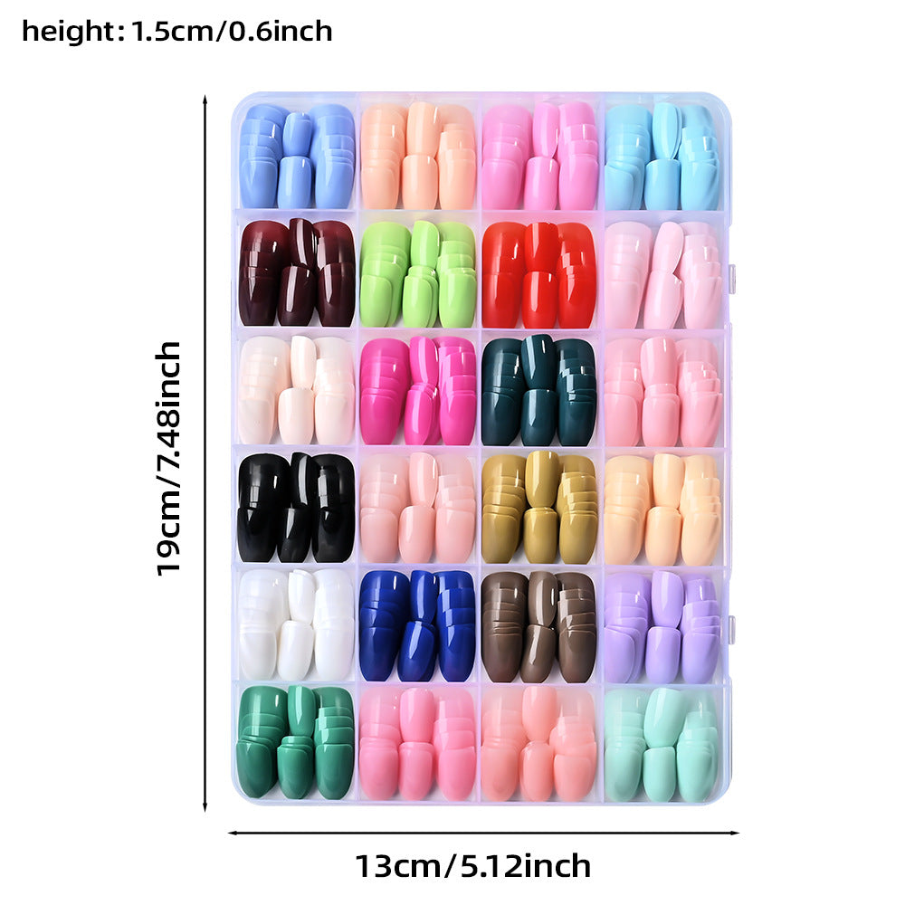 Premium Multi-Shape False Nail Set Bowlift