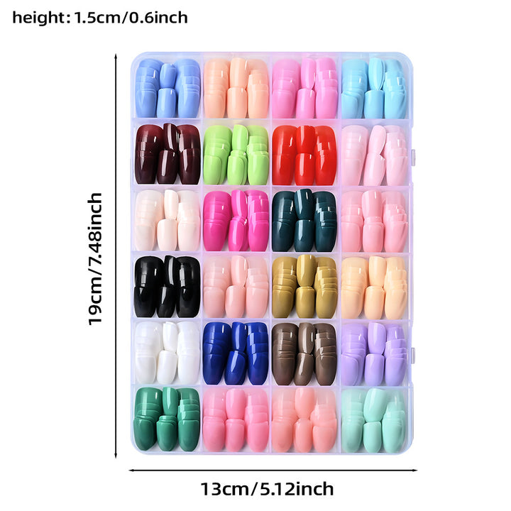 Premium Multi-Shape False Nail Set Bowlift